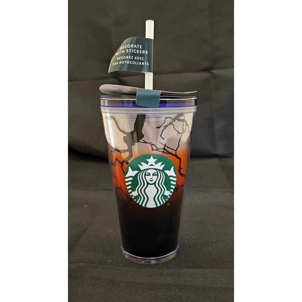 NWT Starbucks Raven Glow in the Dark Tumbler